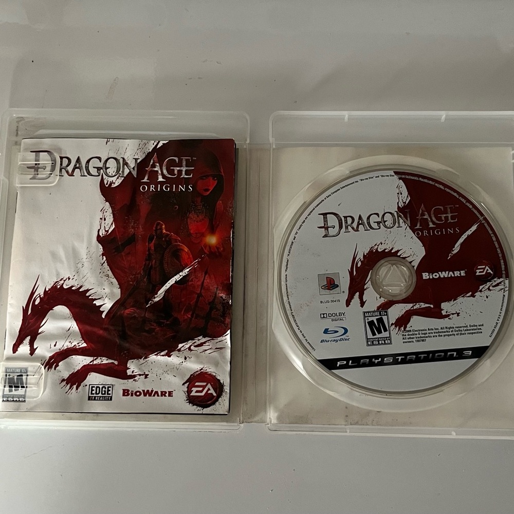 Dragon Age Origins PS3 Game
